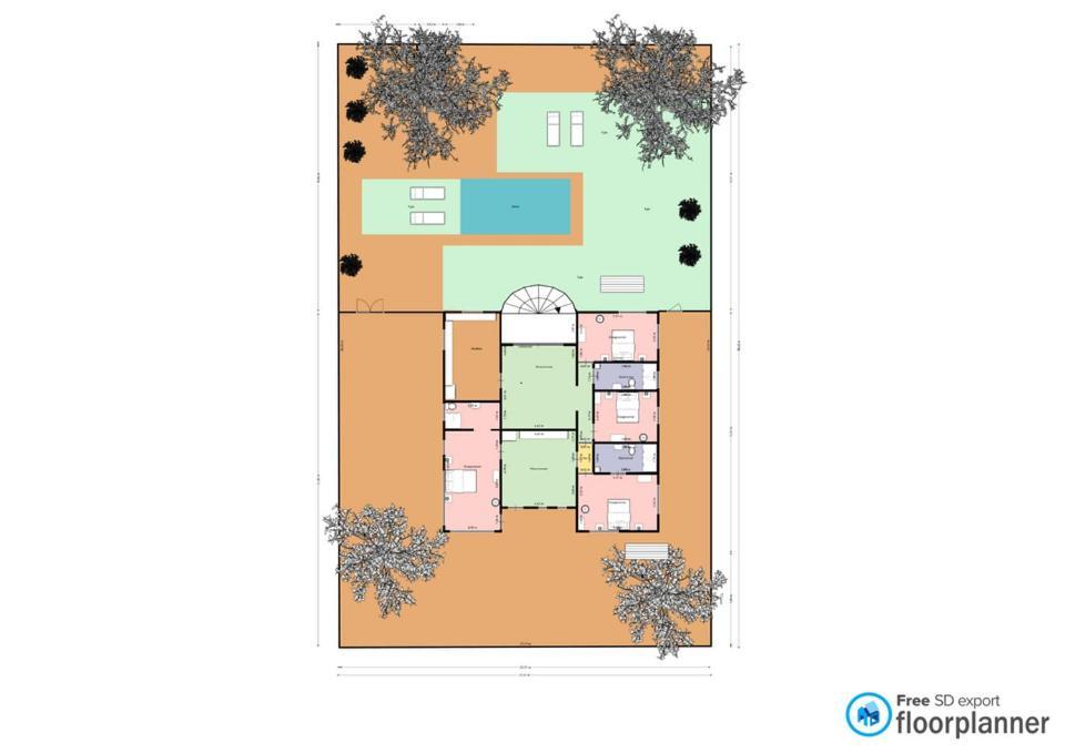 Relex Villa With Private Pool Willemstad Extérieur photo